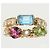 Bulgari Anillo de banda de múltiples piedras Bvlgari Allegra - vista 6