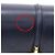 Bolsa de Ombro de Couro de Bezerro Vintage Gucci Azul marinho - vista 9