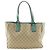 Gucci GG Canvas Tote Bag Beige Grün