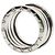 Bulgari Anello da Donna Bvlgari B-zero1 4-Band Bianco - vista 2