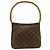 Borsa a Spalla Looping MM Louis Vuitton Marrone Monogramma