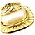 Orecchini a clip in oro Chanel Coco Mark Bianco D'oro - vista 7