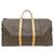 Borsa Boston Keepall 60cm Monogramma Louis Vuitton Marrone