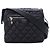 Borsa a tracolla Coco Cocoon in nylon trapuntato nero di Chanel