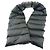 Cachecol/Pashmina Re-Nylon acolchoado Prada Preto Branco Vermelho - vista 5