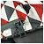 Cachecol/Pashmina Re-Nylon acolchoado Prada Preto Branco Vermelho - vista 6