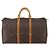 Borsa Keepall Louis Vuitton in tela Monogram 50 Marrone