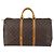 Borsa Keepall Louis Vuitton in tela Monogram 50 Marrone - vista 2