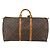 Bolso Keepall Louis Vuitton en lona Monogram 55 Castaño - vista 2