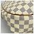 Borsa a Spalla Galliera GM Damier Azur di Louis Vuitton Bianco - vista 6
