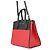 Borsa a mano in pelle PM City Steamer Louis Vuitton Nero Rosso - vista 2