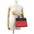Borsa a mano in pelle PM City Steamer Louis Vuitton Nero Rosso - vista 4