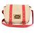 Bolsa de Ombro Louis Vuitton Antigua Besas PM Vermelho Bege