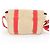 Bolsa de Ombro Louis Vuitton Antigua Besas PM Vermelho Bege - vista 3