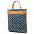 Borsa tote piatta in denim Monogram Louis Vuitton Blu - vista 2