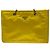 Borsa Tote Prada Giallo Tessuto in nylon giallo con catena Cammello