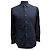 Ermenegildo Zegna Camicia a maniche lunghe con bottoni Z Zegna in cotone blu navy