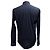Ermenegildo Zegna Camicia a maniche lunghe con bottoni Z Zegna in cotone blu navy - vista 3
