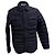 Etro Paisley Print Padded Jacket in Navy Blue Wool