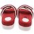 Adidas x Gucci Monogramm-Slides aus roter Baumwolle - Ansicht 5