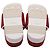 Adidas x Gucci Monogramm-Slides aus roter Baumwolle - Ansicht 6