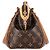 Borsa a mano Louis Vuitton Tivoli PM in tela monogramma marrone Rosso - vista 2