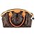 Borsa a mano Louis Vuitton Tivoli PM in tela monogramma marrone Rosso - vista 3