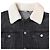 Chaqueta de mezclilla con cuello afeitado Dior en algodón negro - vista 5