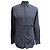 Ermenegildo Zegna Camicia a maniche lunghe con bottoni Z Zegna in cotone blu navy