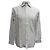 Camicia button-down in cotone bianco con texture a waffle Etro a maniche lunghe Crudo