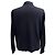 Camicia a maniche lunghe con bottoni Prada in cotone blu navy - vista 4