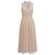 Cassy Midi Kleid aus rosa Polyester von Sandro Paris Pink Angeln