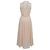 Cassy Midi Kleid aus rosa Polyester von Sandro Paris Pink Angeln - Ansicht 3