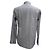 Ermenegildo Zegna Camicia a maniche lunghe con bottoni stampata Z Zegna in cotone grigio - vista 3