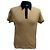 Polo a maniche corte Prada in cotone marrone