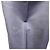 Pantaloni dritti Prada in lana blu navy - vista 3