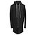 Giacca parka con cappuccio in cotone nero Fishtail di Rick Owens DRKSHDW