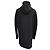 Giacca parka con cappuccio in cotone nero Fishtail di Rick Owens DRKSHDW - vista 3