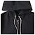 Giacca parka con cappuccio in cotone nero Fishtail di Rick Owens DRKSHDW - vista 5