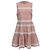 Vestido Mini Red Valentino en Algodón Rosa Castaño