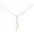 Autre Marque Collana in diamante in oro bianco Au750 Argento