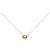 Autre Marque Collana in oro giallo K10 con peridoto e diamanti D'oro