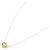 Autre Marque Collana in oro giallo K10 con peridoto e diamanti D'oro - vista 2