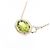 Autre Marque Collana in oro giallo K10 con peridoto e diamanti D'oro - vista 3