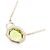 Autre Marque Collana in oro giallo K10 con peridoto e diamanti D'oro - vista 4