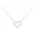 Collana mini Sentimental Heart in platino Tiffany & Co. Argento