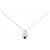 Autre Marque Collana in Zaffiro e Diamante Pt900 Pt850 Blu