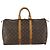 Borsa Keepall Louis Vuitton in tela Monogram 45 Marrone - vista 2