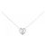 Autre Marque Collana in diamante in oro bianco Au750 Argento