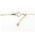 Autre Marque Au750 Granat-Diamant-Halskette Golden - Ansicht 5